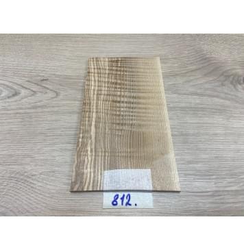 Ясень Оливковый Волнистый заготовка накладки на головку грифа Смешанный ААА Волна ААА 4,5х105х185 мм-0