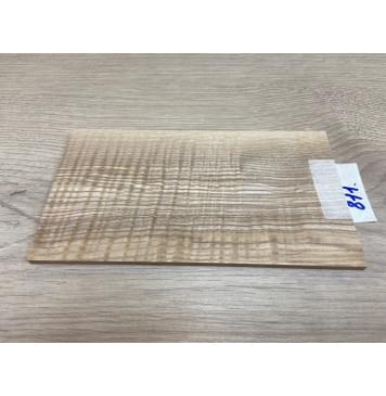 Ясень Оливковый Волнистый заготовка накладки на головку грифа Смешанный ААА Волна ААА 4,5х105х185 мм-1