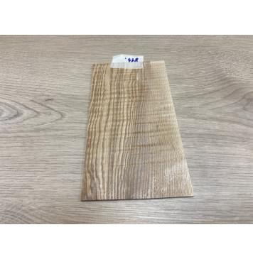 Ясень Оливковый Волнистый заготовка накладки на головку грифа Смешанный ААА Волна ААА 2,5х105х190 мм-1