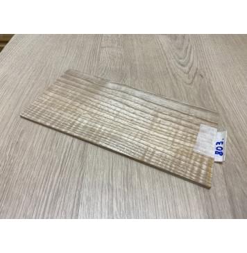 Ясень Оливковый Волнистый заготовка накладки на головку грифа Смешанный ААА Волна ААА 4х120х240 мм-0