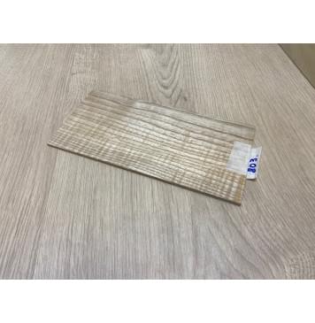 Ясень Оливковый Волнистый заготовка накладки на головку грифа Смешанный ААА Волна ААА 4х120х240 мм-1