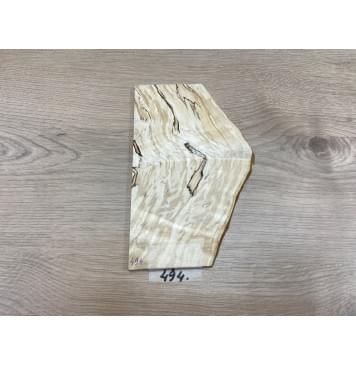 Берёза Шпальт заготовка накладки на головку грифа Смешанный ААА 6х75-130х210 мм-0