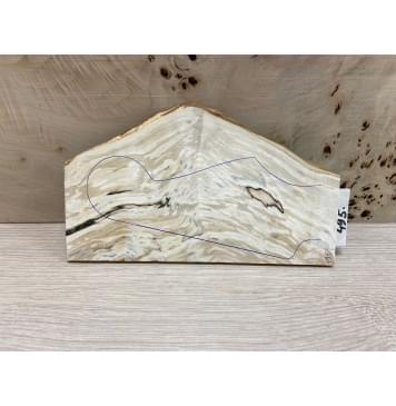 Берёза Шпальт заготовка накладки на головку грифа Смешанный ААА 6х75-120х210 мм-1