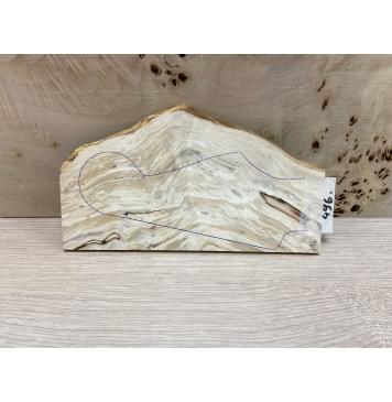 Берёза Шпальт заготовка накладки на головку грифа Смешанный ААА 6х70-115х210 мм-1