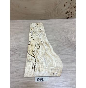 Берёза Шпальт заготовка накладки на головку грифа Смешанный ААА 6,5х55-130х260 мм-0