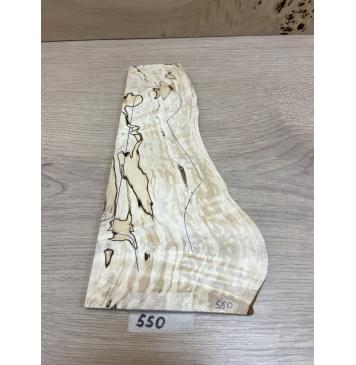 Берёза Шпальт заготовка накладки на головку грифа Смешанный ААА 6,5х60-130х260 мм-0