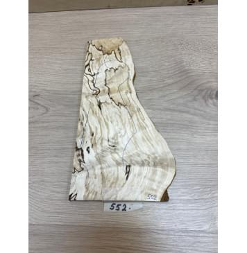 Берёза Шпальт заготовка накладки на головку грифа Смешанный ААА 6х60-130х260 мм-0