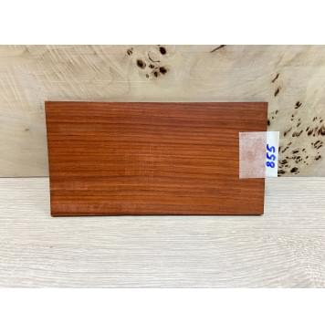 Падук заготовка накладки на головку грифа Радиал ААА 4,5х116х215 мм-1