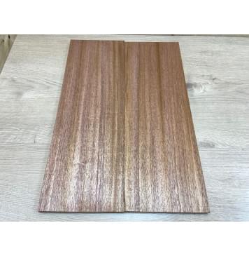 Махагон Кая заготовка на топ Радиал ААА 14х164х470 мм 2 шт книжкой-0