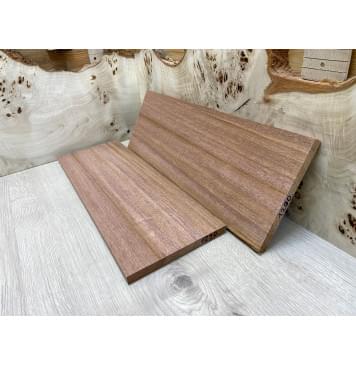 Махагон Кая заготовка на топ Радиал ААА 14х164х470 мм 2 шт книжкой-1