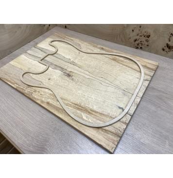 Клён Американский Spalted Волнистый заготовка на топ Смешанный АА Волна А 15х188х530 мм 2 шт (книжкой) Уценка-гнилостные поражения древесины,под стабилизацию или работу с порозаполнителями-1