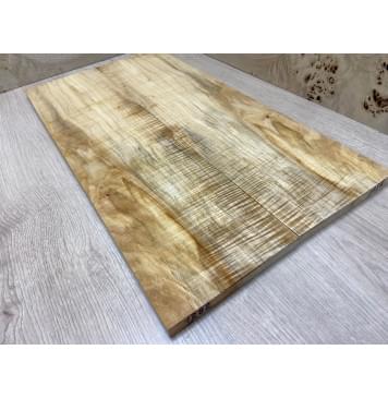 Клён Американский Волнистый заготовка на топ Смешанный АА Волна АА 16,5х168х625 мм 2 шт книжкой (АКЦИЯ)-1