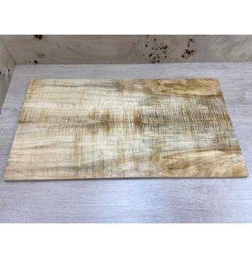 Клён Американский Волнистый заготовка на топ Смешанный АА Волна АА 16,5х168х625 мм 2 шт книжкой (АКЦИЯ)-2