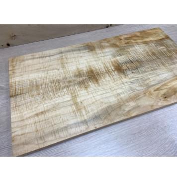 Клён Американский Волнистый заготовка на топ Смешанный АА Волна АА 16,5х168х625 мм 2 шт книжкой (АКЦИЯ)-3