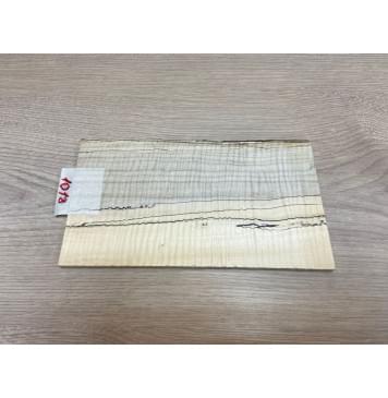 Клён Американский Волнистый заготовка накладки на головку грифа Смешанный ААА Волна ААА 7,5х130х220 мм-2