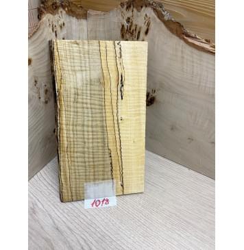 Клён Американский Волнистый заготовка накладки на головку грифа Смешанный ААА Волна ААА 7,5х130х220 мм-1