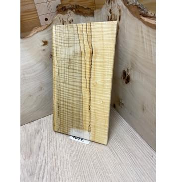 Клён Американский Волнистый заготовка накладки на головку грифа Смешанный ААА Волна ААА 7,5х130х220 мм-1