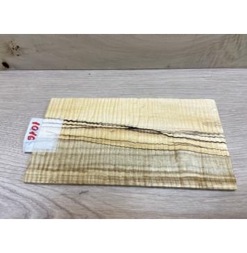 Клён Американский Волнистый заготовка накладки на головку грифа Смешанный ААА Волна ААА 6х120х220 мм-0