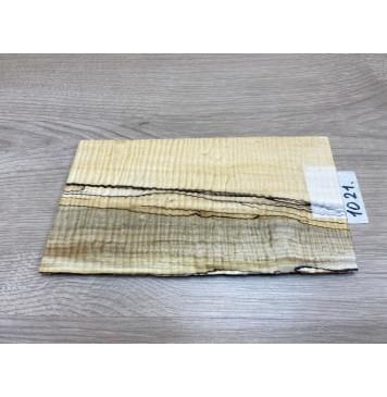 Клён Американский Волнистый заготовка накладки на головку грифа Смешанный ААА Волна ААА 6,5х123х220 мм-0