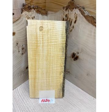 Клён Американский Волнистый заготовка накладки на головку грифа Смешанный ААА Волна ААА 5,5х102х220 мм-2