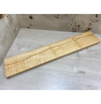 Ольха Волнистая заготовка грифа для электрогитары Смешанный АА Волна ААА 29х130х705 мм-2