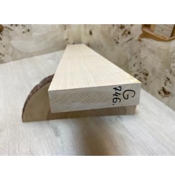 Ольха Волнистая заготовка грифа для электрогитары Смешанный АА Волна ААА 27х104х777 мм-1