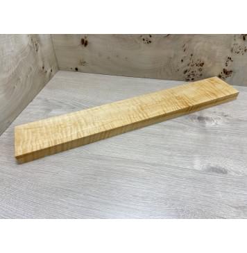 Ольха Волнистая заготовка грифа для электрогитары Тангент АА Волна ААА 29х102х640 мм-2