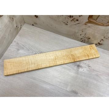 Ольха Волнистая заготовка грифа для электрогитары Тангент АА Волна ААА 29х102х640 мм-3