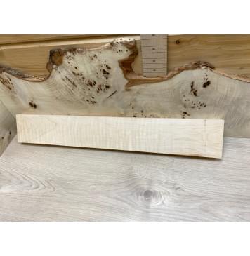 Ольха Волнистая заготовка грифа для электрогитары Тангент ААА Волна ААА 29х98х645 мм-5