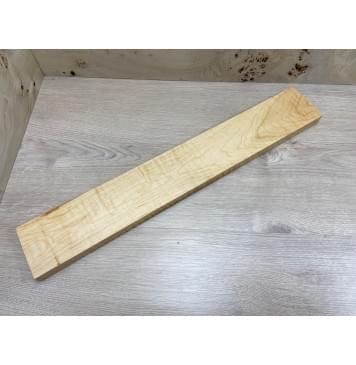 Ольха Волнистая заготовка грифа для электрогитары Тангент ААА Волна ААА 29х98х645 мм-1
