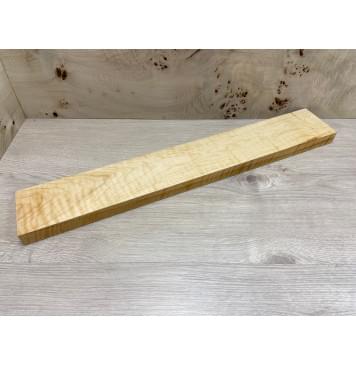 Ольха Волнистая заготовка грифа для электрогитары Тангент ААА Волна ААА 29х98х645 мм-0