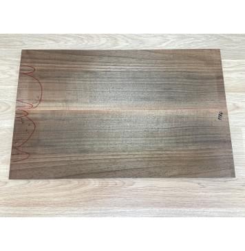 Орех Американский Заболонь заготовка на топ Смешанный АА 16х167х525 мм 2 шт, книжкой -2