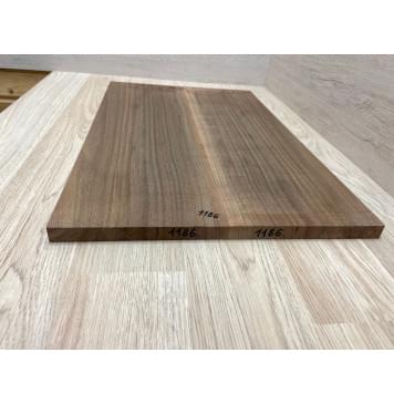 Орех Американский Заболонь заготовка на топ Смешанный АА 16х167х525 мм 2 шт, книжкой -0