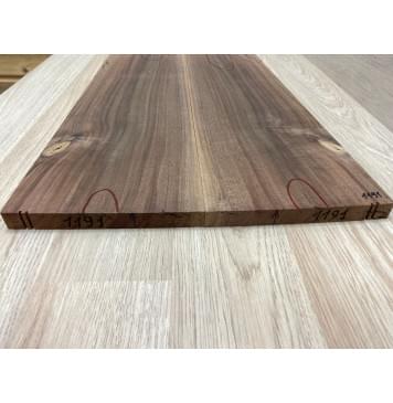 Орех Американский Заболонь заготовка на топ Смешанный А 16,5х152-162х550 мм 2 шт, книжкой (Уценка, трещины)-3