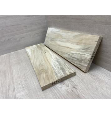 Клён Американский заготовка на топ Смешанный ААА 18х155-160х505 мм 2 шт книжкой -1