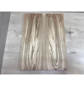 Ясень Оливковый заготовка на топ Тангент ААА 17х176х470 мм 2 шт книжкой-0