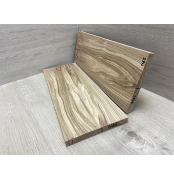 Ясень Оливковый заготовка на топ Тангент ААА 17х176х470 мм 2 шт книжкой-1