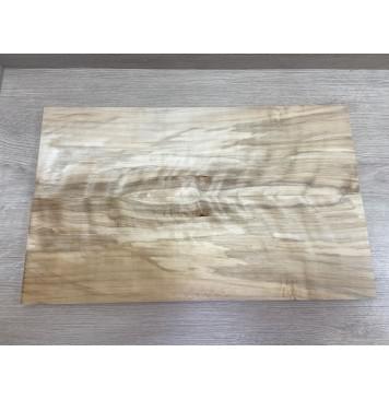 Берёза Болотная Пламенная заготовка на топ Смешанный АА Волна АА 18х162х525 мм 2 шт книжкой-3