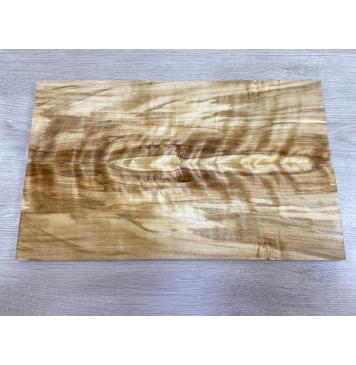 Берёза Болотная Пламенная заготовка на топ Смешанный АА Волна АА 18х162х525 мм 2 шт книжкой-0