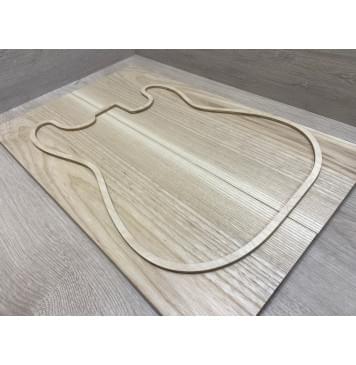 Ясень Оливковый заготовка на топ Смешанный ААА 11х185х580 мм 2 шт книжкой-3