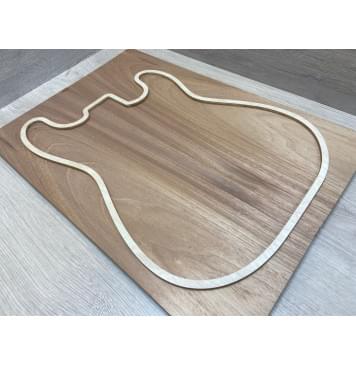 Махагон Кая заготовка на топ Смешанный ААА 19х188х530 мм 2 шт книжкой-3