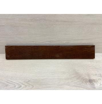 Ясень Печёный Волнистый (180 гр) заготовка накладки для электрогитары Смешанный ААА Волна ААА 12х80х530 мм-0