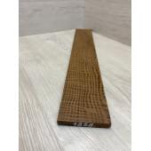 Ясень Печёный Волнистый (180 гр) заготовка накладки для электрогитары Смешанный ААА Волна ААА 11х80х535 мм