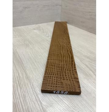 Ясень Печёный Волнистый (180 гр) заготовка накладки для электрогитары Смешанный ААА Волна ААА 11х80х535 мм-2