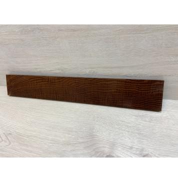 Ясень Печёный Волнистый (180 гр) заготовка накладки для электрогитары Смешанный ААА Волна ААА 11х80х535 мм-1