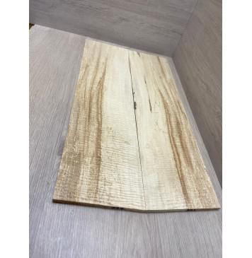 Клён Американский Spalted Волнистый Смешанный ААА Волна ААА 10х170х620 мм - 2 шт. (книжкой) Уценка-гнилостные поражения древесины,под стабилизацию или работу с порозаполнителями-2