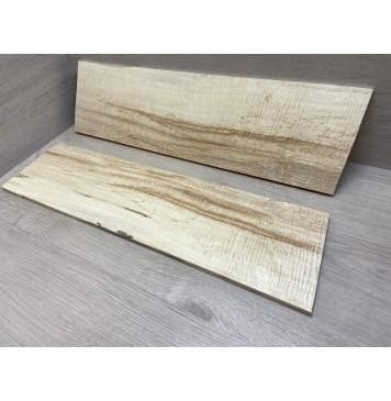 Клён Американский Spalted Волнистый Смешанный ААА Волна ААА 10х170х620 мм - 2 шт. (книжкой) Уценка-гнилостные поражения древесины,под стабилизацию или работу с порозаполнителями-5