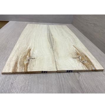 Клён Американский Spalted Волнистый Смешанный ААА Волна ААА 6х164-174х510 мм - 2 шт. (книжкой)-1