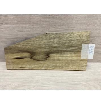 Корина Чёрная заготовка накладки на головку грифа Смешанный ААА 5х70-120х255 мм -2