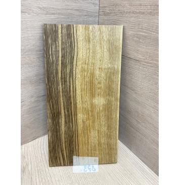 Корина Чёрная заготовка накладки на головку грифа Радиал АА 4,5х130х240 мм -0